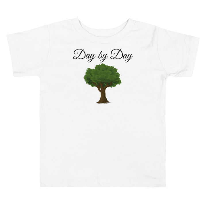 Day by day. Gospel song graphic t shirt for toddlers and kids.