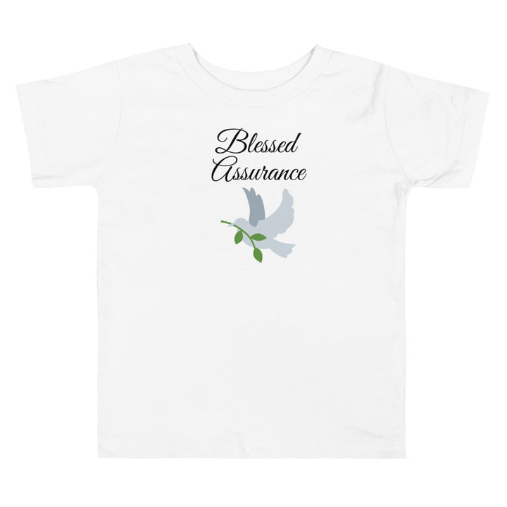 Blessed Assurance. Gospel song graphic t shirt for toddlers and kids.