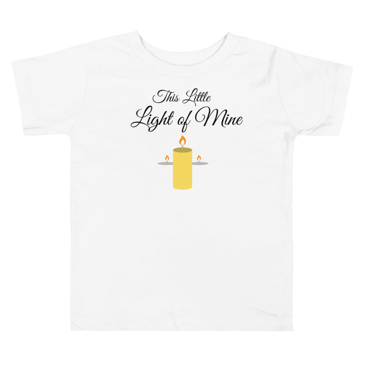 This little light of mine. Gospel song graphic t shirt for toddlers and kids.