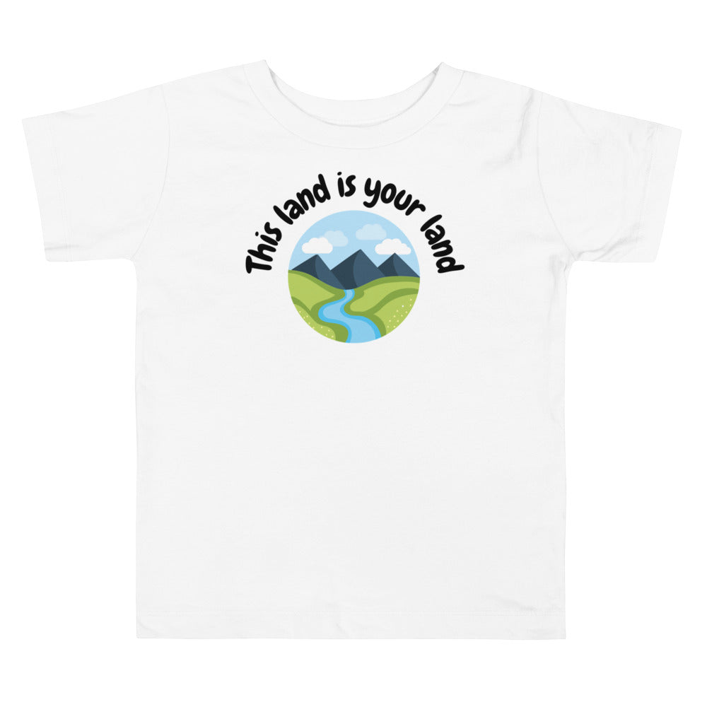 This land is your land. Short sleeve t shirt for toddler and kids. - TeesForToddlersandKids -  t-shirt - seasons, summer - short-sleeve-t-shirt-this-land-is-your-land
