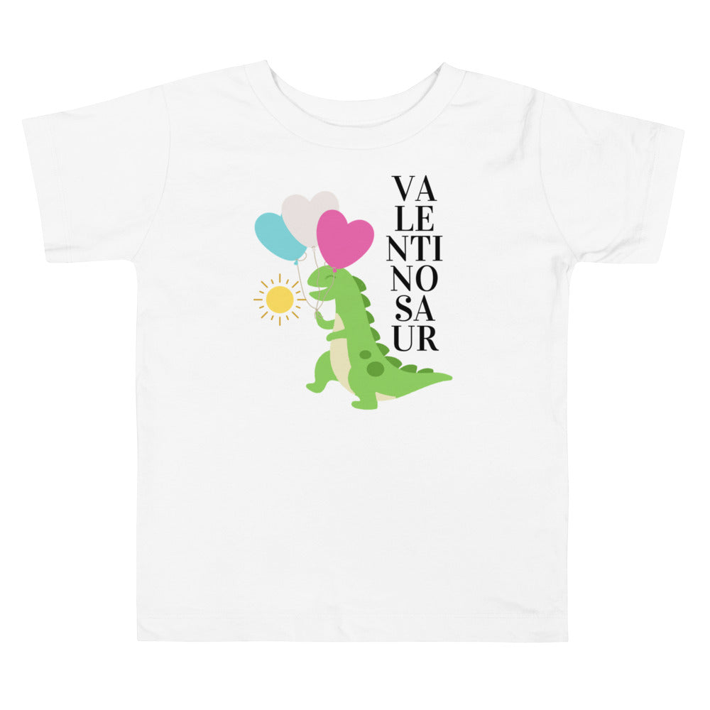 Valentinosaur. Valentine's day short sleeve t shirt for toddler and kids. - TeesForToddlersandKids -  t-shirt - holidays, Love - valentines-day-short-sleeve-t-shirt-valentinosaur