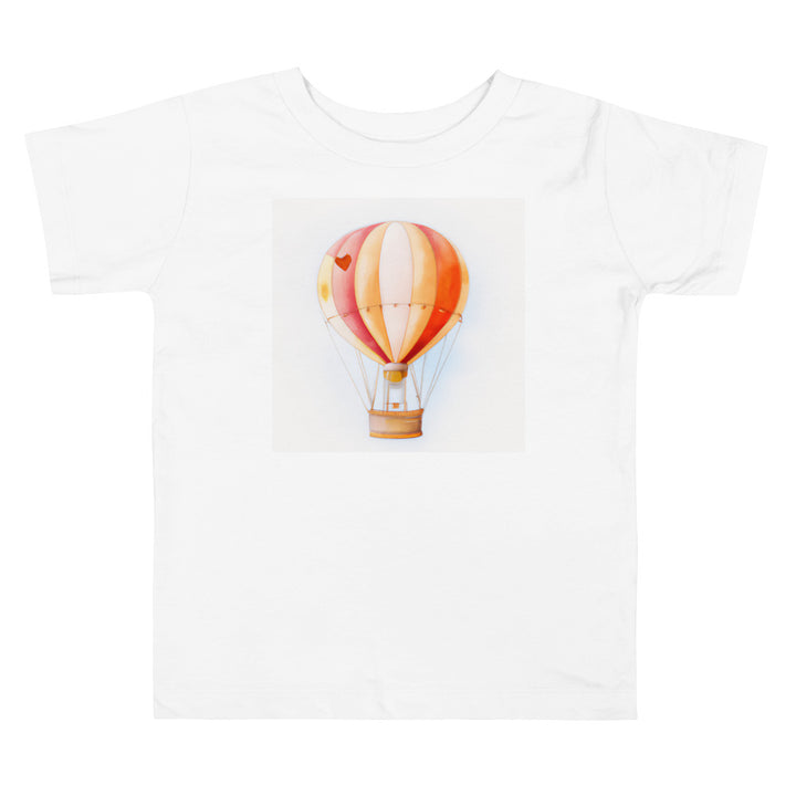Hot Air Balloon 2. Short Sleeve T-shirt for Toddler and Kids - TeesForToddlersandKids -  t-shirt - seasons, summer, surf - hot-air-balloon-2-short-sleeve-t-shirt-for-toddler-and-kids