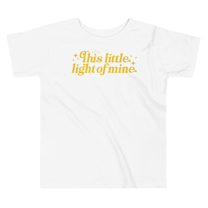 This little light of mine gospel song shirt. Gospel music tshirt for toddlers and kids.