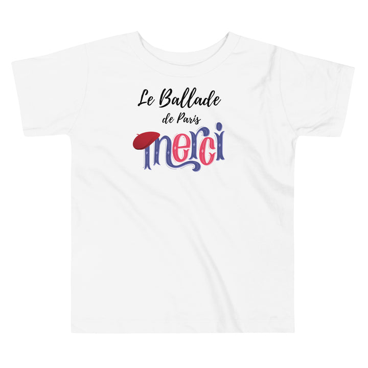 Merci | Paris France Shirt | Vacation in Paris | Gift for Travel Lover | Europe Trip | Toddler and kids summer t-shirt