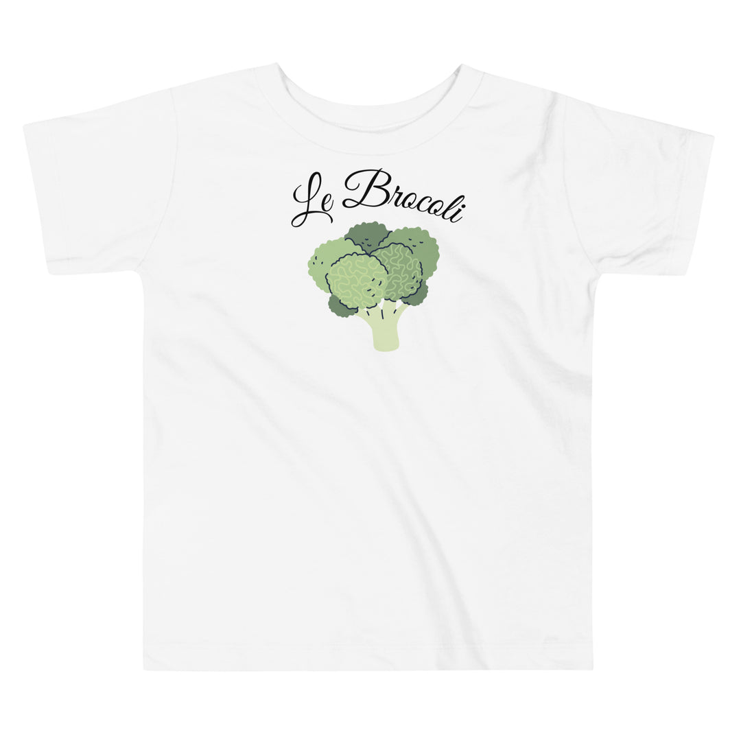 Kids Broccoli t-shirt | Toddler Vegetable Tee | Le Broccoli Kids Shirt | Healthy Eating Children’s Top | Green Veggie T-shirt