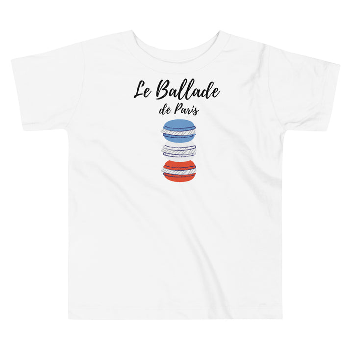 Le Ballade de Paris Shirt | Tricolor Macaron Top | Toddler French Macaron Tee | Macarons birthday