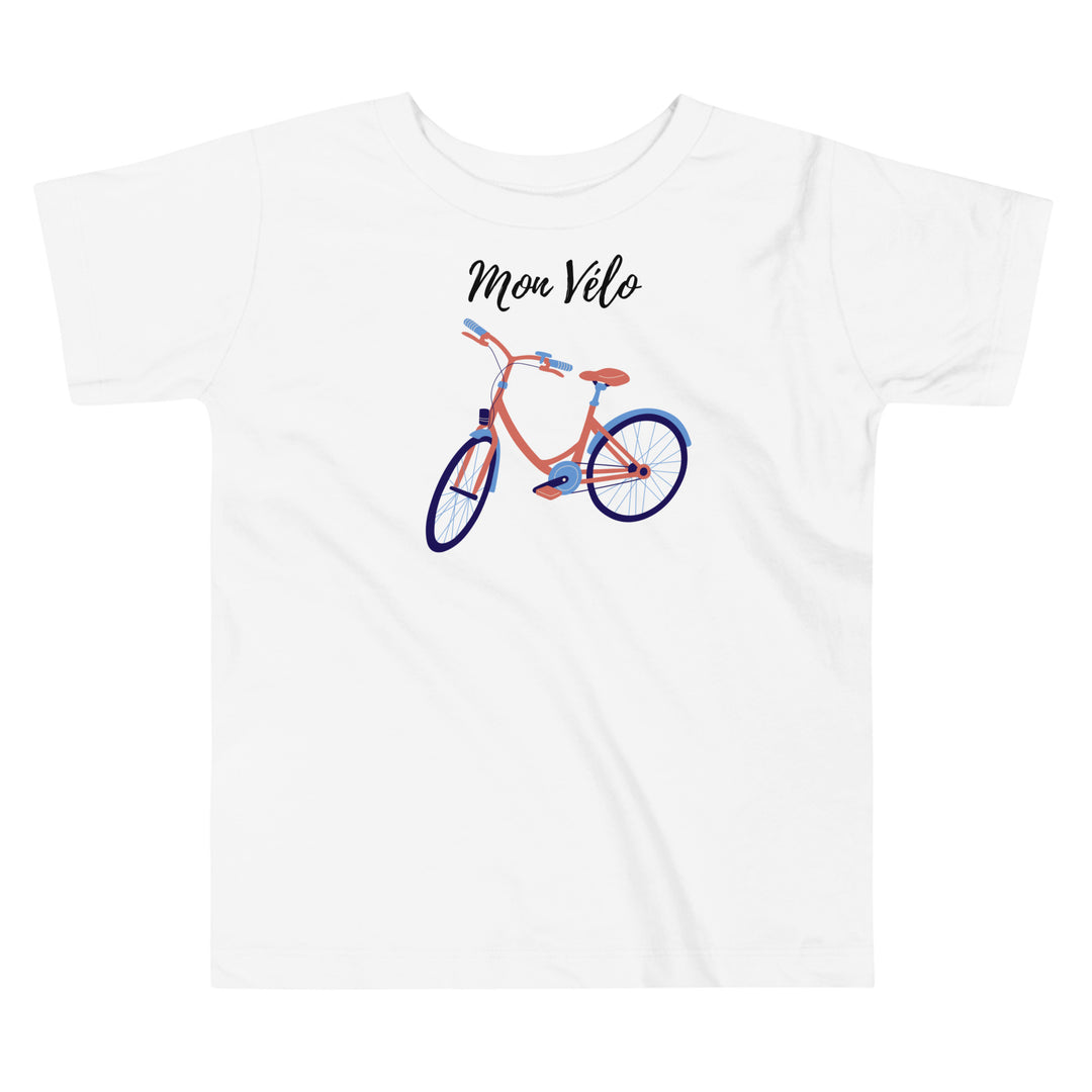 Mon Vélo Toddler bike tshirt | Bicycle toddler tshirt  | Bike tshirt kid  | Toddler tee | Bicycle gifts