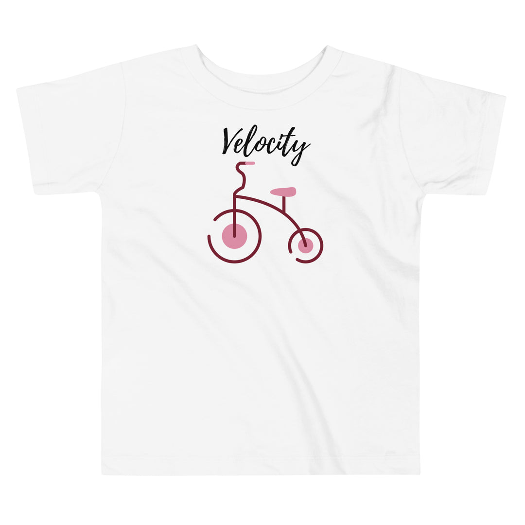 Velocity | Toddler bike tshirt | Bicycle toddler tshirt  | Bike tshirt kid  | Toddler tee | Bicycle gifts  | Tricycle