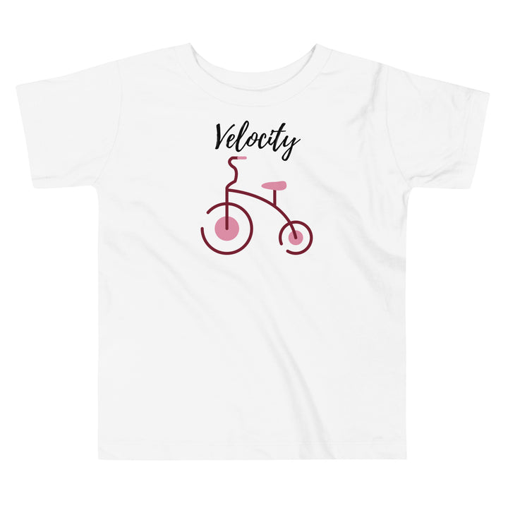 Velocity | Toddler bike tshirt | Bicycle toddler tshirt  | Bike tshirt kid  | Toddler tee | Bicycle gifts  | Tricycle