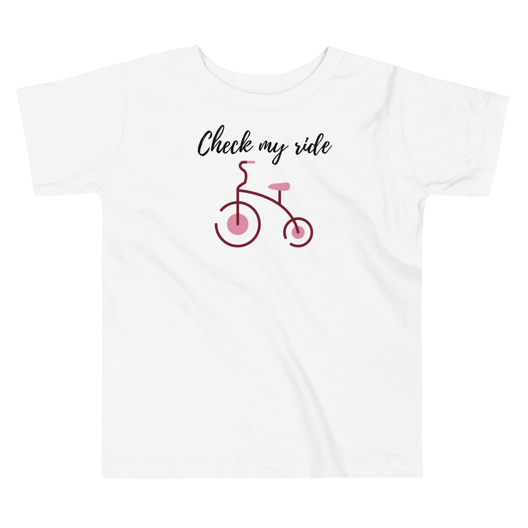 Check my ride Kids Tricycle T-shirt | Toddler Bike Tee | Check My Ride Shirt | Toddler Summer T-shirt | Tricycle Graphic Tee