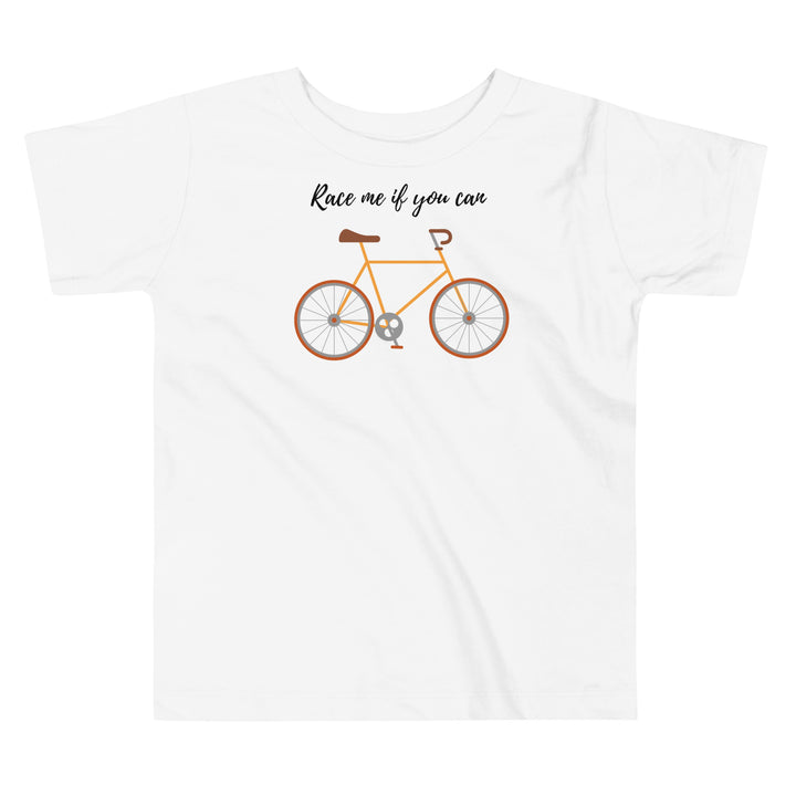 Race me if you can | Kids Bike T-shirt | Toddler Bicycle Tee | Race Me If You Can Shirt | Bike Graphic Kids Top | Toddler Adventure Gift | Summer Kids T-shirt