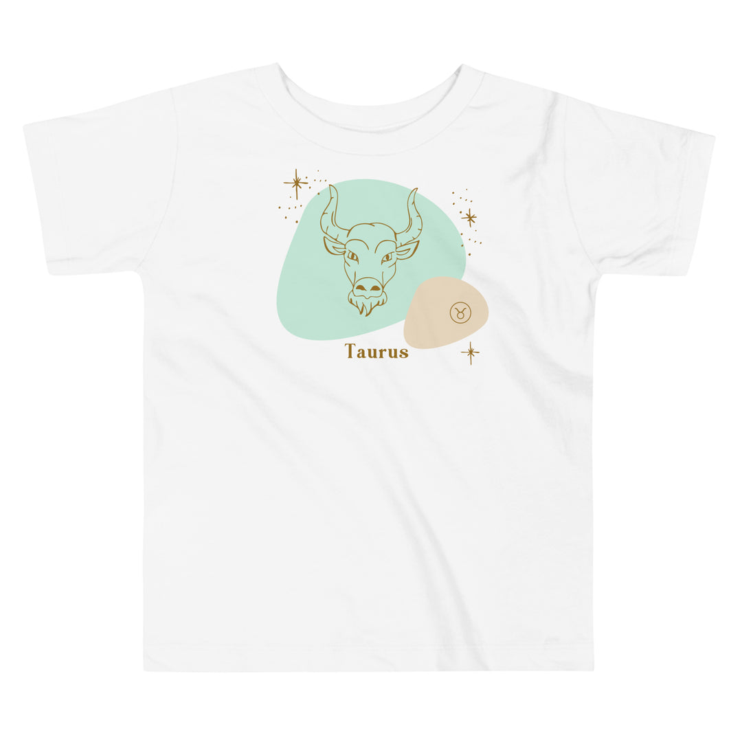 Taurus in Green | Gift for toddler | Birthday toddler | Birthday zodiac gifts | Star sign | Horoscope Toddler T-shirt | Birthday kids’ gift | Birthday sign kids