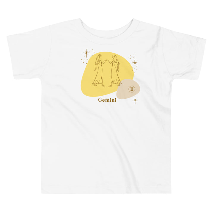 Gemini in Yellow | Gift for toddler | Birthday toddler | Birthday zodiac gifts | Star sign | Horoscope Toddler T-shirt | Birthday kids’ gift | Birthday sign kids