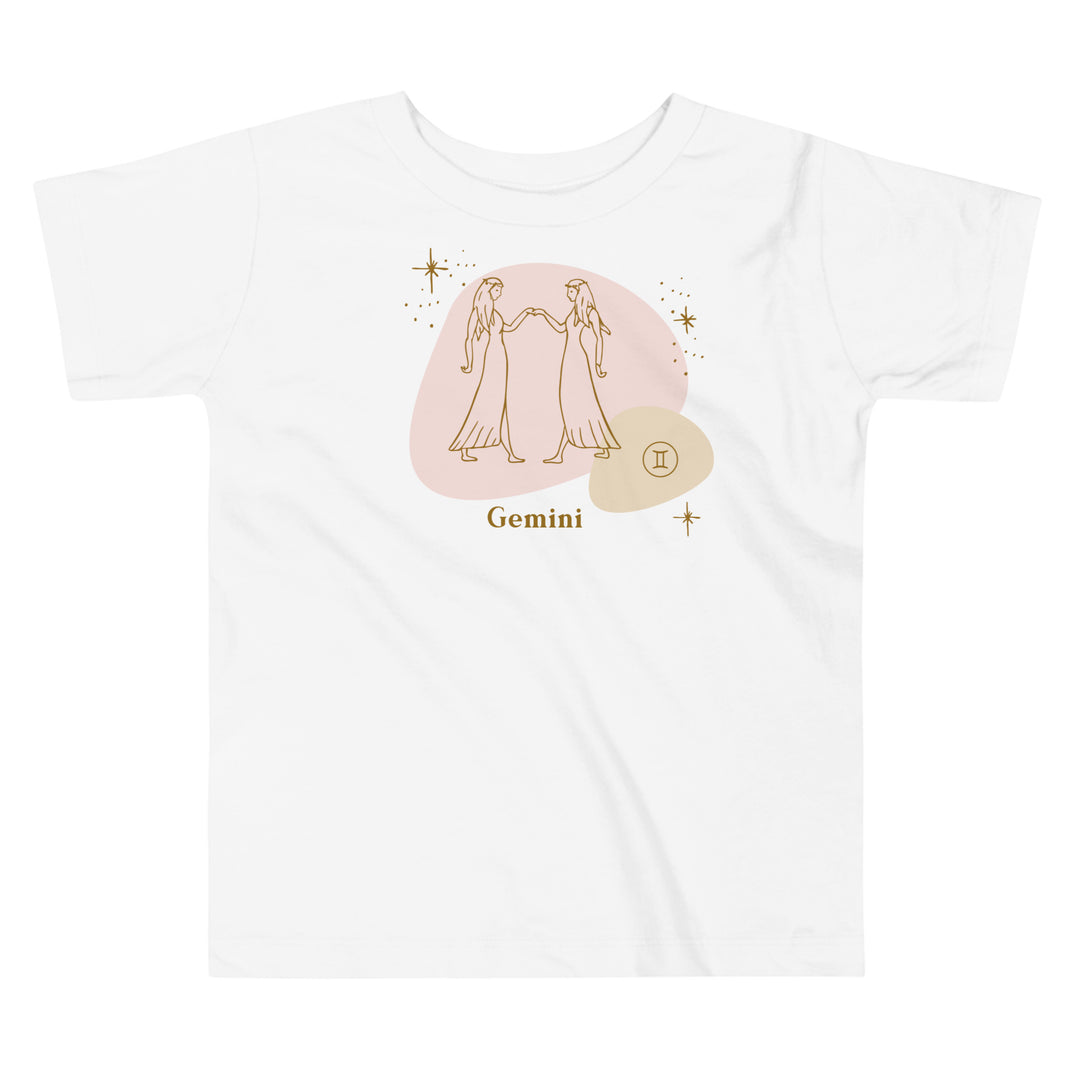 Gemini in Pink | Gift for toddler | Birthday toddler | Birthday zodiac gifts | Star sign | Horoscope Toddler T-shirt | Birthday kids’ gift | Birthday sign kids