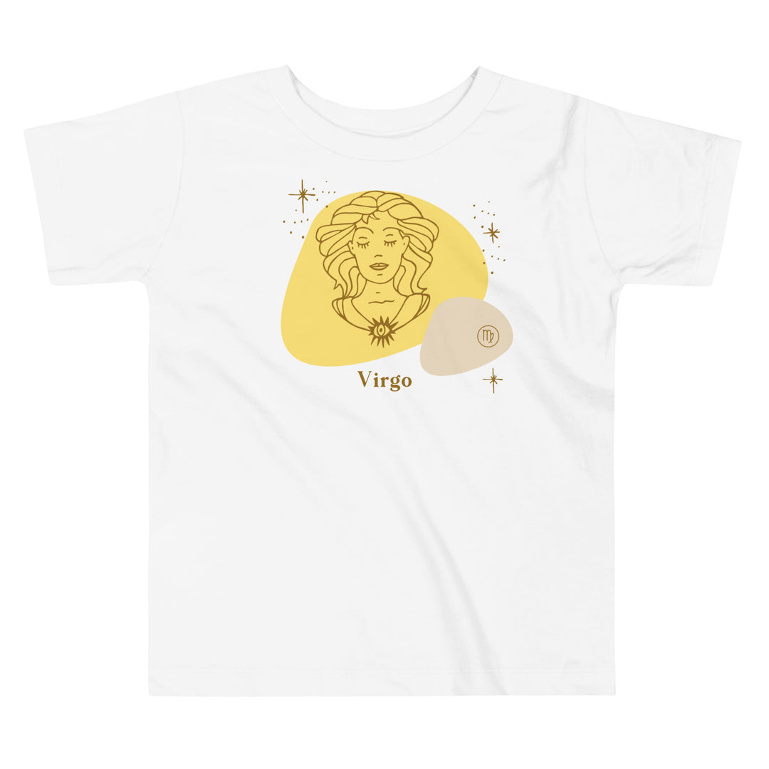 Virgo in Yellow | Gift for toddler | Birthday toddler | Birthday zodiac gifts | Star sign | Horoscope Toddler T-shirt | Birthday kids’ gift | Birthday sign kids