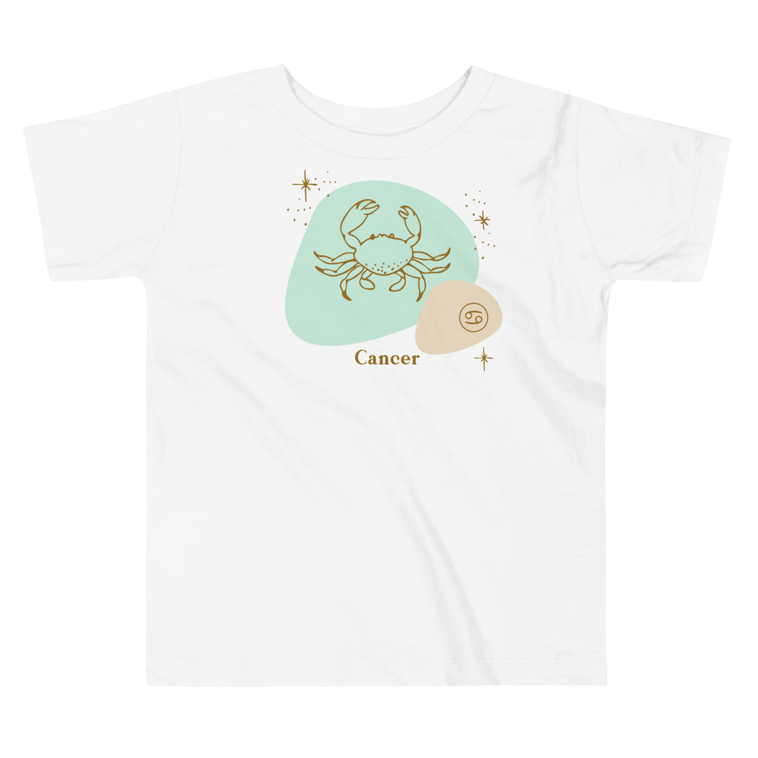 Cancer in Green | Gift for toddler | Birthday toddler | Birthday zodiac gifts | Birthday month gift | Horoscope Toddler T-shirt | Birthday kids’ gift | Birthday sign kids