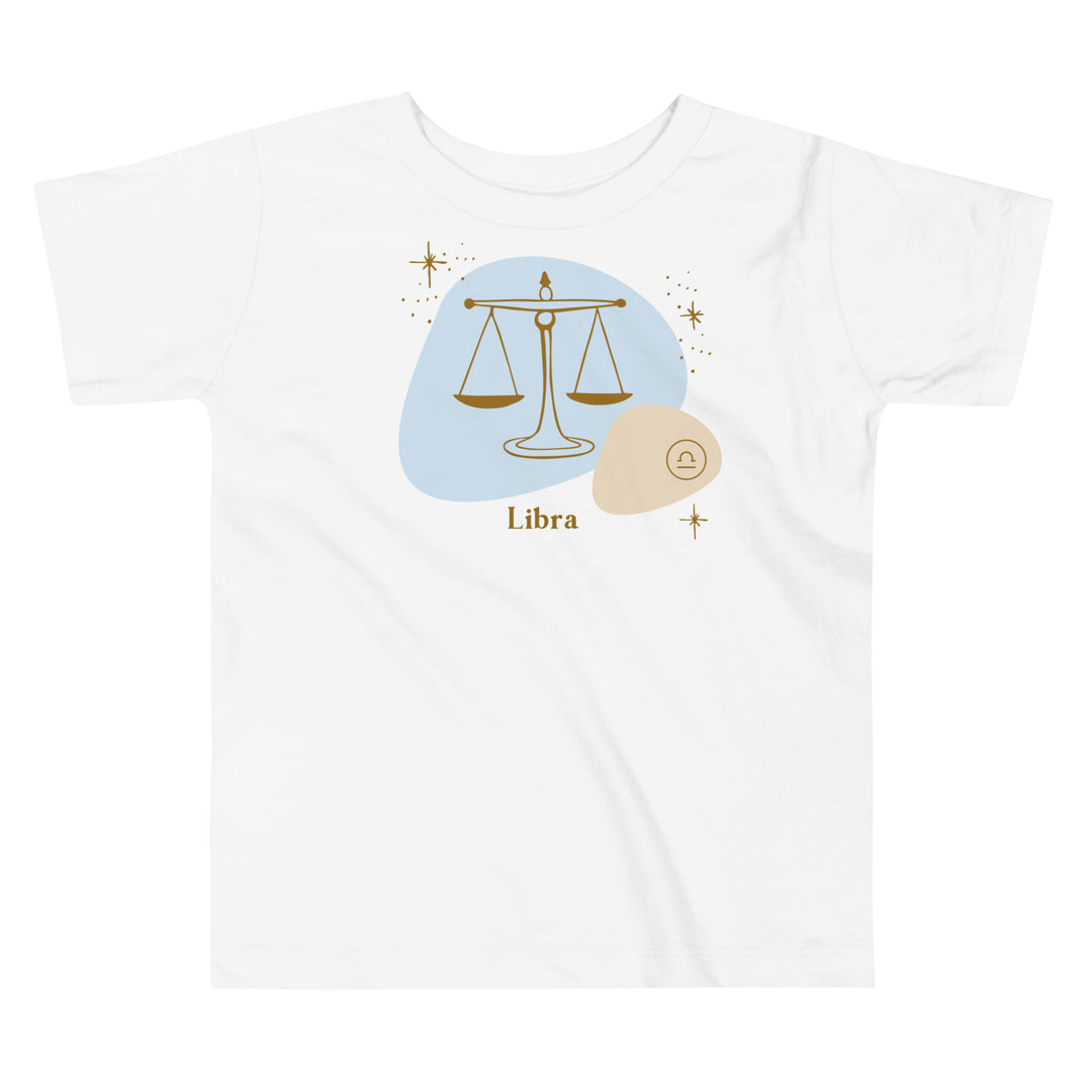 Libra in Blue | Gift for toddler | Birthday toddler | Birthday zodiac gifts | Birthday month gift | Horoscope Toddler T-shirt | Birthday kids’ gift | Birthday sign kids
