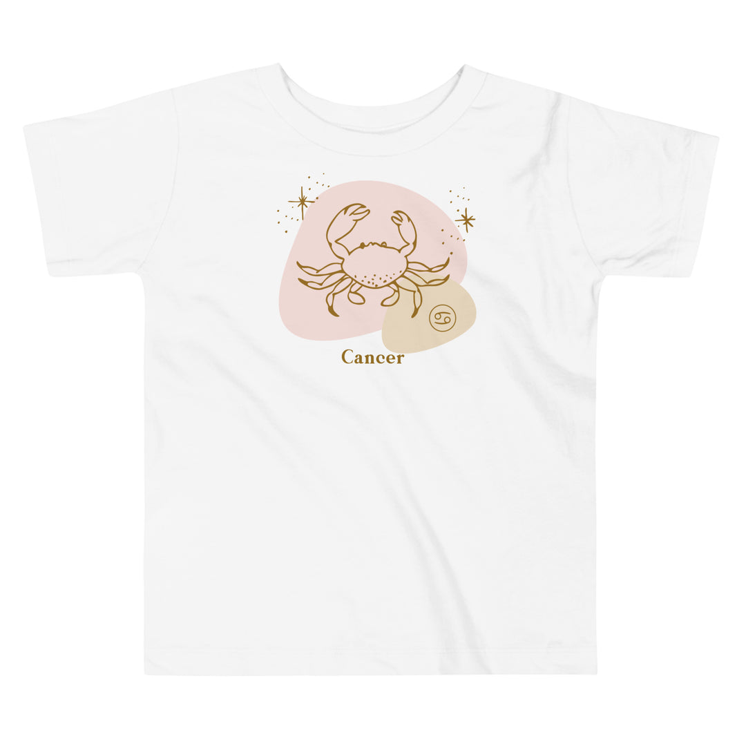 Cancer in Pink | Gift for toddler | Birthday toddler | Birthday zodiac gifts | Birthday month gift | Horoscope Toddler T-shirt | Birthday kids’ gift | Birthday sign kids