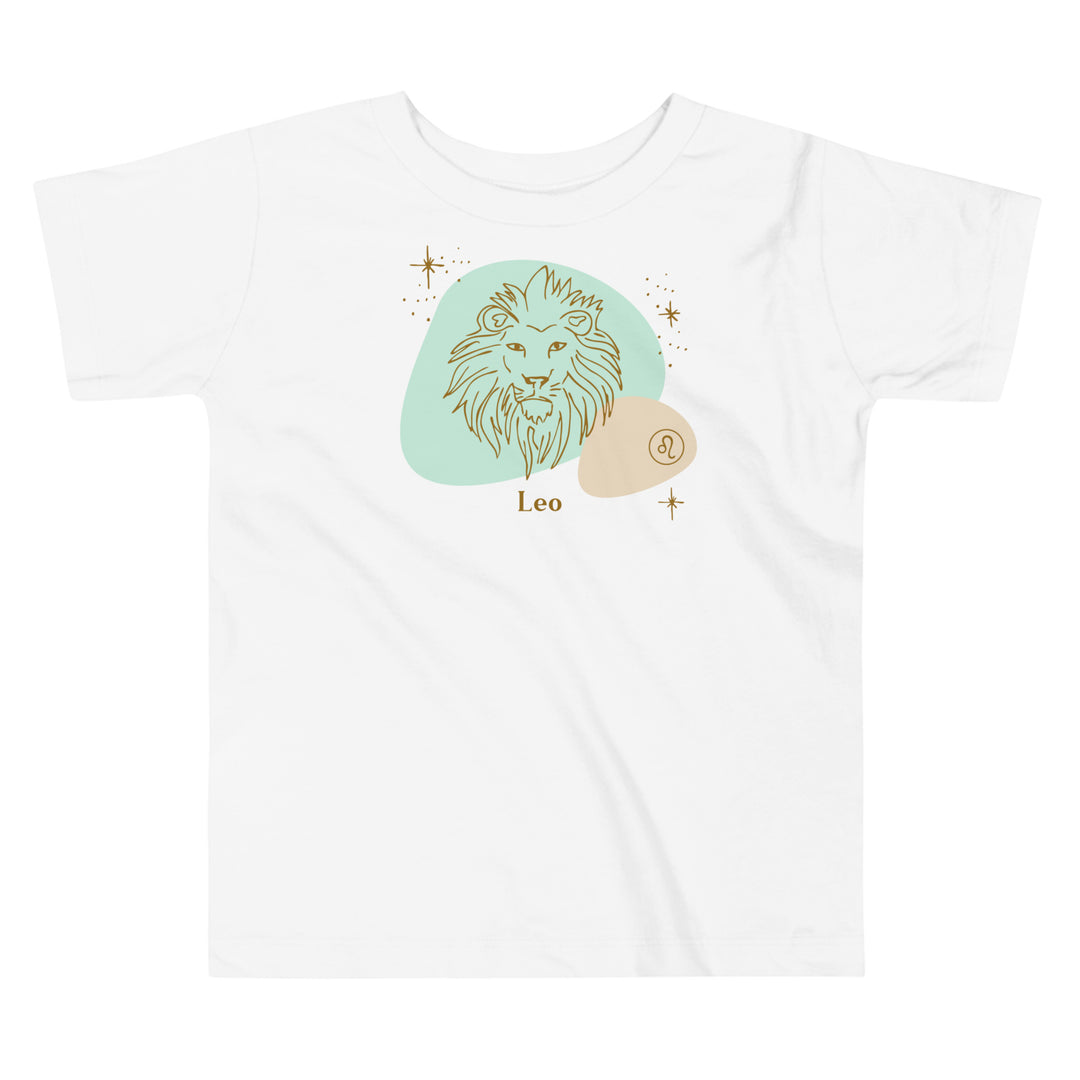 Leo in Green | Gift for toddler | Birthday toddler | Birthday zodiac gifts | Birthday month gift | Horoscope Toddler T-shirt | Birthday kids’ gift | Birthday sign kids