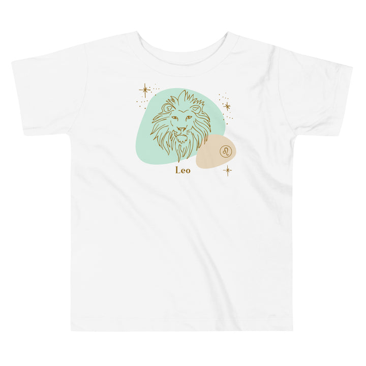 Leo in Green | Gift for toddler | Birthday toddler | Birthday zodiac gifts | Birthday month gift | Horoscope Toddler T-shirt | Birthday kids’ gift | Birthday sign kids