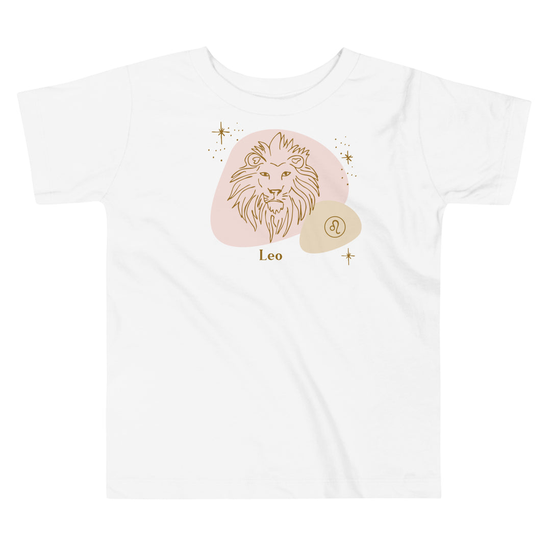 Leo in Pink | Gift for toddler | Birthday toddler | Birthday zodiac gifts | Birthday month gift | Horoscope Toddler T-shirt | Birthday kids’ gift | Birthday sign kids