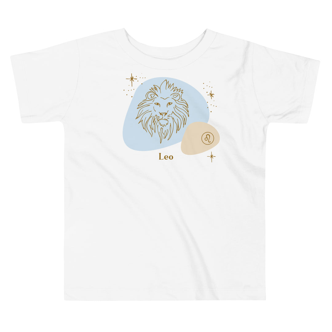Leo in Blue | Gift for toddler | Birthday toddler | Birthday zodiac gifts | Birthday month gift | Horoscope Toddler T-shirt | Birthday kids’ gift | Birthday sign kids