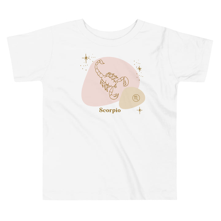 Scorpio in Pink | Gift for toddler | Birthday toddler gift| Birthday zodiac gifts | Birthday month gift | Horoscope Toddler T-shirt | Birthday kids’ gift | Birthday sign kids