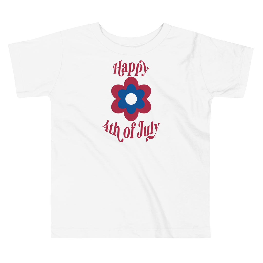 4th of July shirt toddler and kids gift patriotic daisy