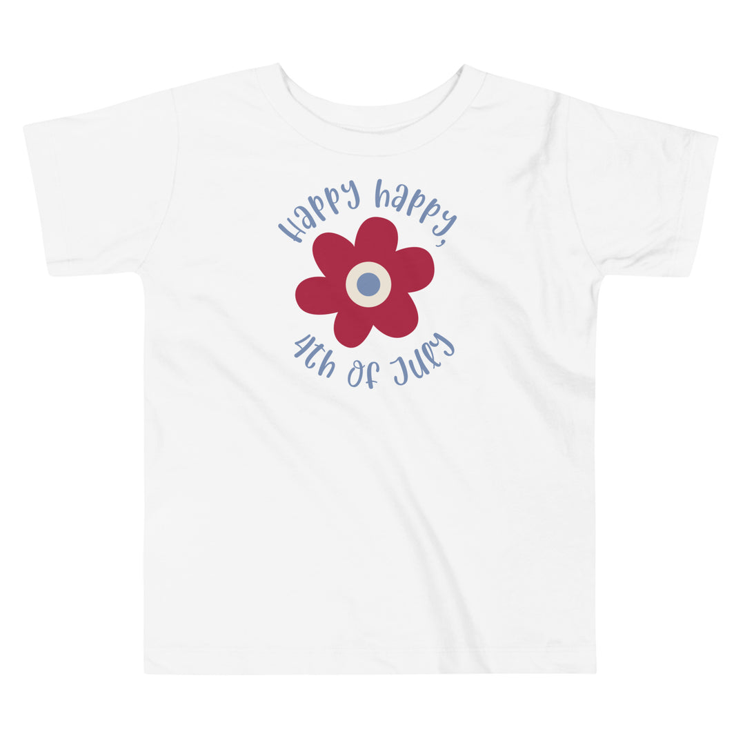 Fourth of July Happy Daisy |4th of July t-shirt | Toddler shirts |Gift toddler | Toddlers gift | Toddlers Independende Day tee