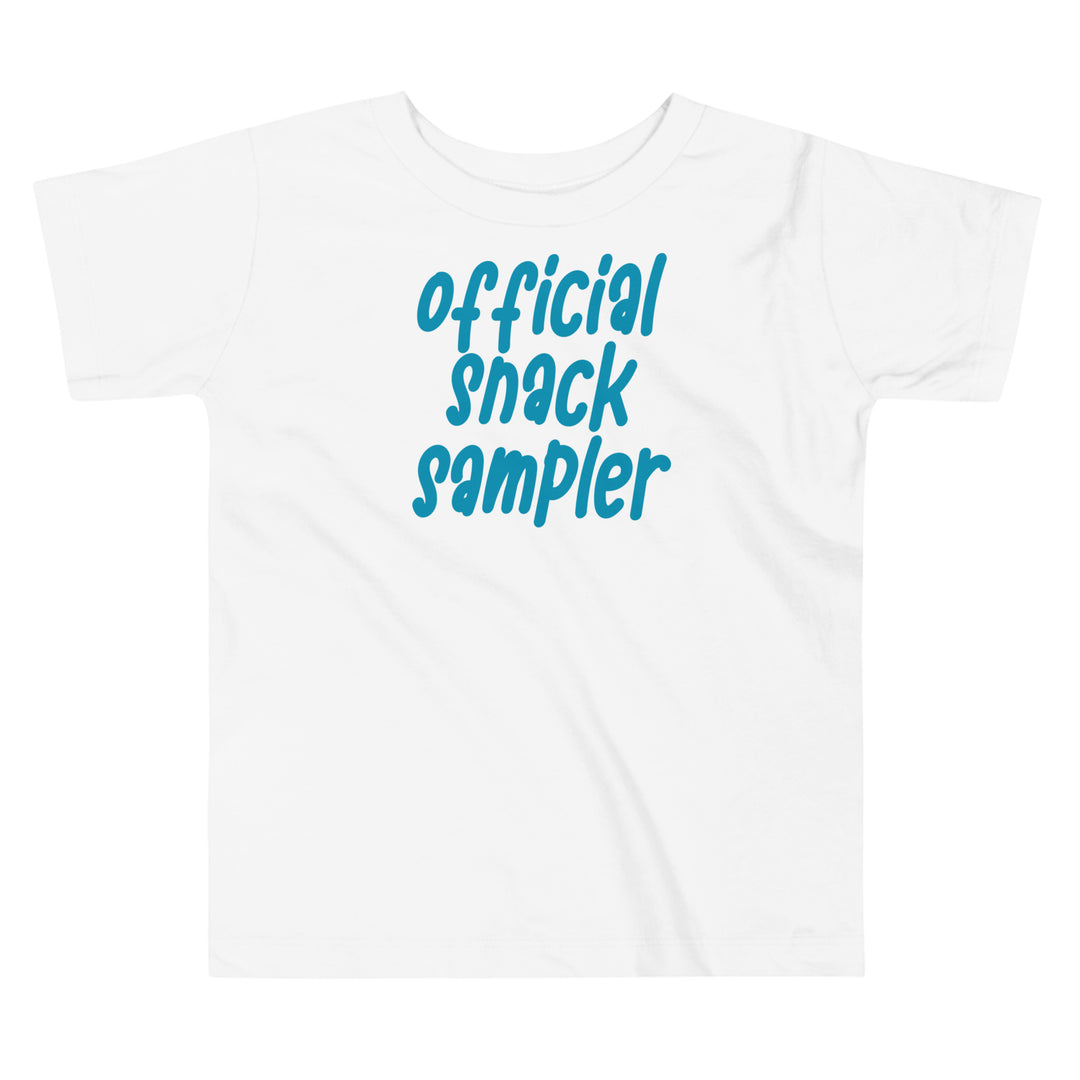 Official snack time sampler | Toddler shirts | Gift toddler | Toddlers gift | Toddler Birthday Gifts