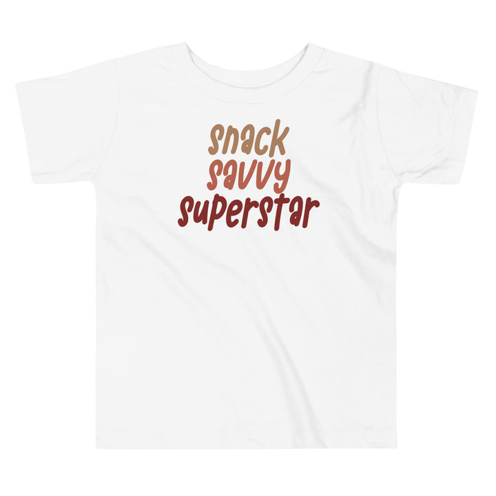 Snack savvy superstar | Toddler shirts | Gift toddler | Toddlers gift | Toddler Birthday Gifts