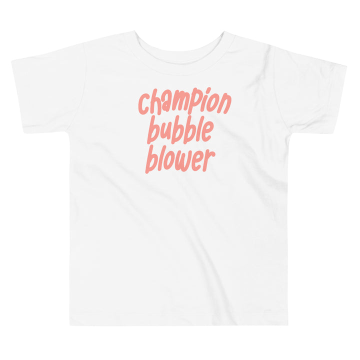 Champion bubble blower | Toddler shirts | Gift toddler | Toddlers gift | Toddler Birthday Gifts | Summer tee kids