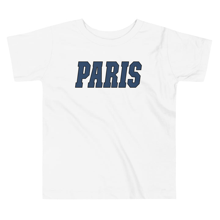 PARIS  navy varsity letters | Paris France tshirt | Toddler gifts | Paris trip | Vacation tee