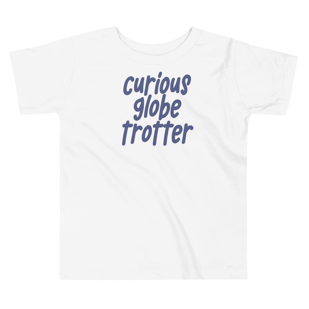 Curious globe trotter | Summer adventure | Explorer tshirt | Toddler and kids summer tee
