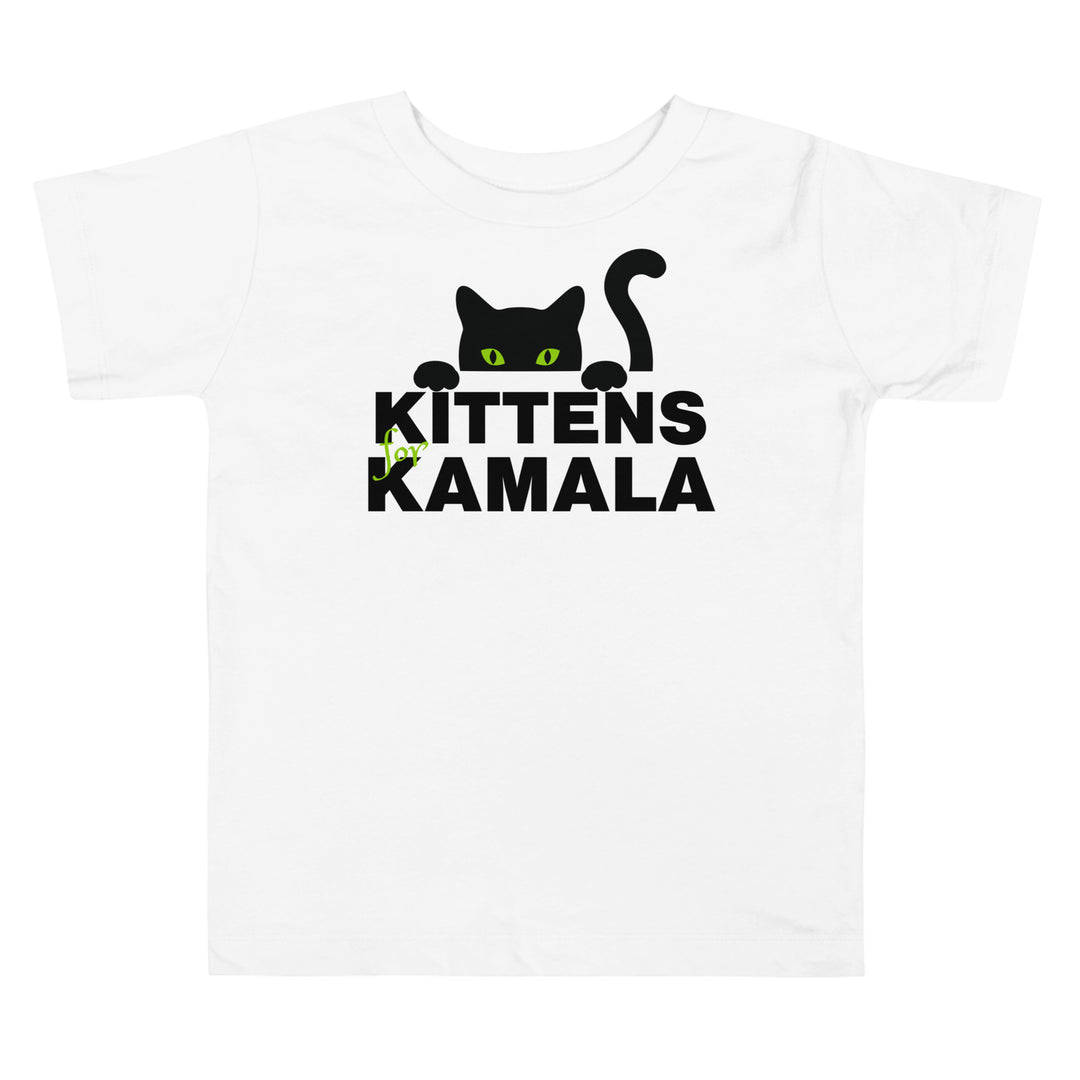 Kittens for Kamala | Support Kamala shirt | Toddler and kids t-shirt | Kamala Harris 2024 | Brat tee