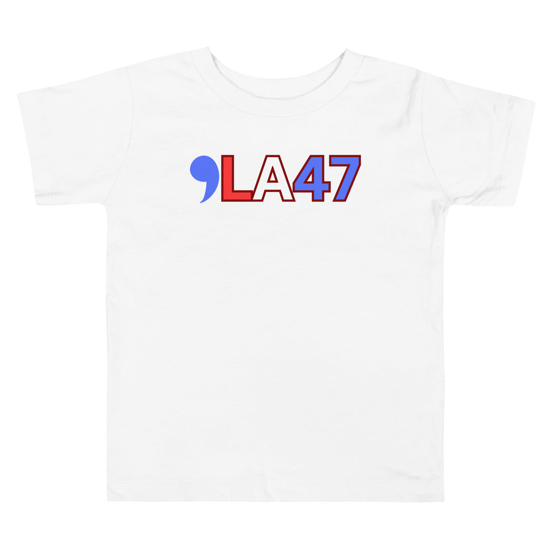 COMMA LA 47 | , LA 47 | , LA47 | Madam President | Kamala kittens | Harris shirt kids | Kamal toddler