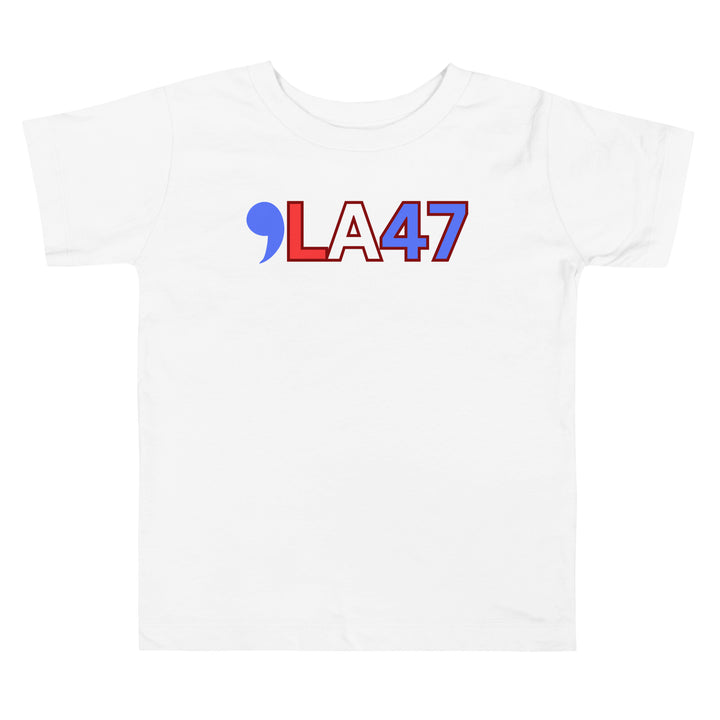 COMMA LA 47 | , LA 47 | , LA47 | Madam President | Kamala kittens | Harris shirt kids | Kamal toddler