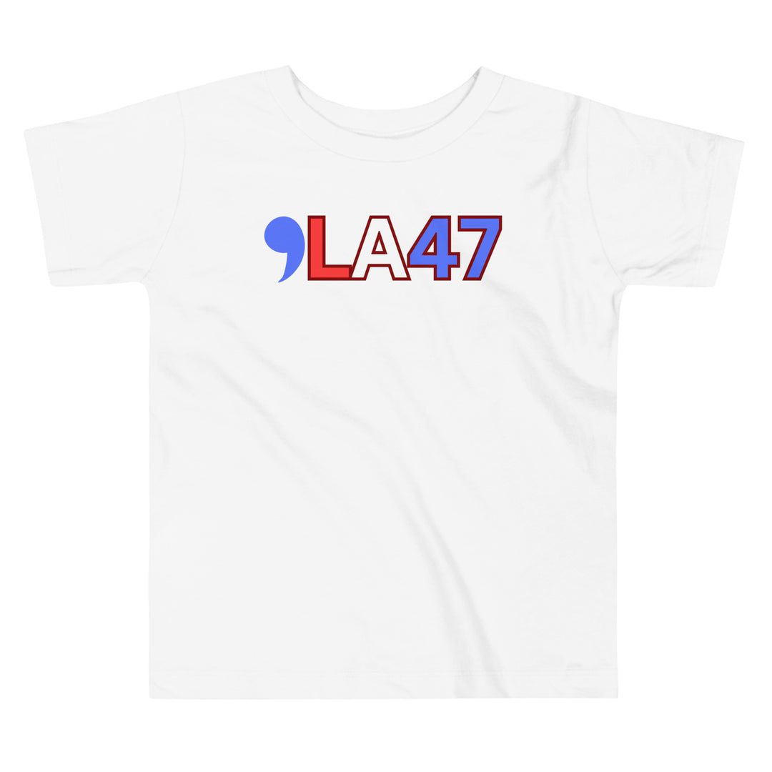 COMMA LA 47 | , LA 47 | , LA47 | Madam President | Kamala kittens | Harris shirt kids | Kamal toddler