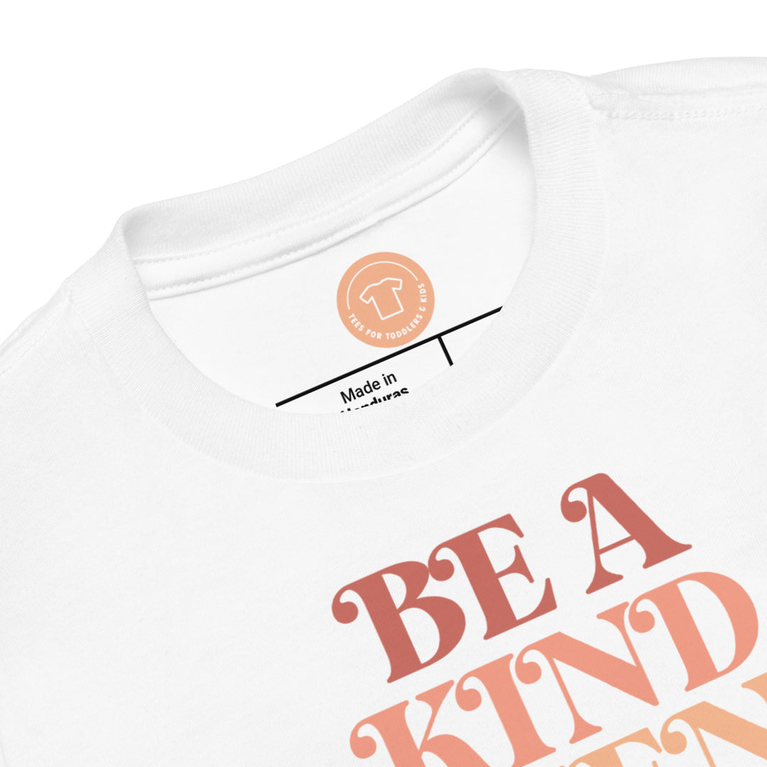 Be A Kind Friend. Short Sleeve T Shirt For Toddler And Kids. - TeesForToddlersandKids -  t-shirt - positive - be-a-kind-friend-short-sleeve-t-shirt-for-toddler-and-kids