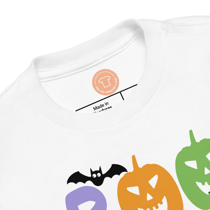 Boo Bat Spider.          Halloween shirt toddler. Trick or treat shirt for toddlers. Spooky season. Fall shirt kids.