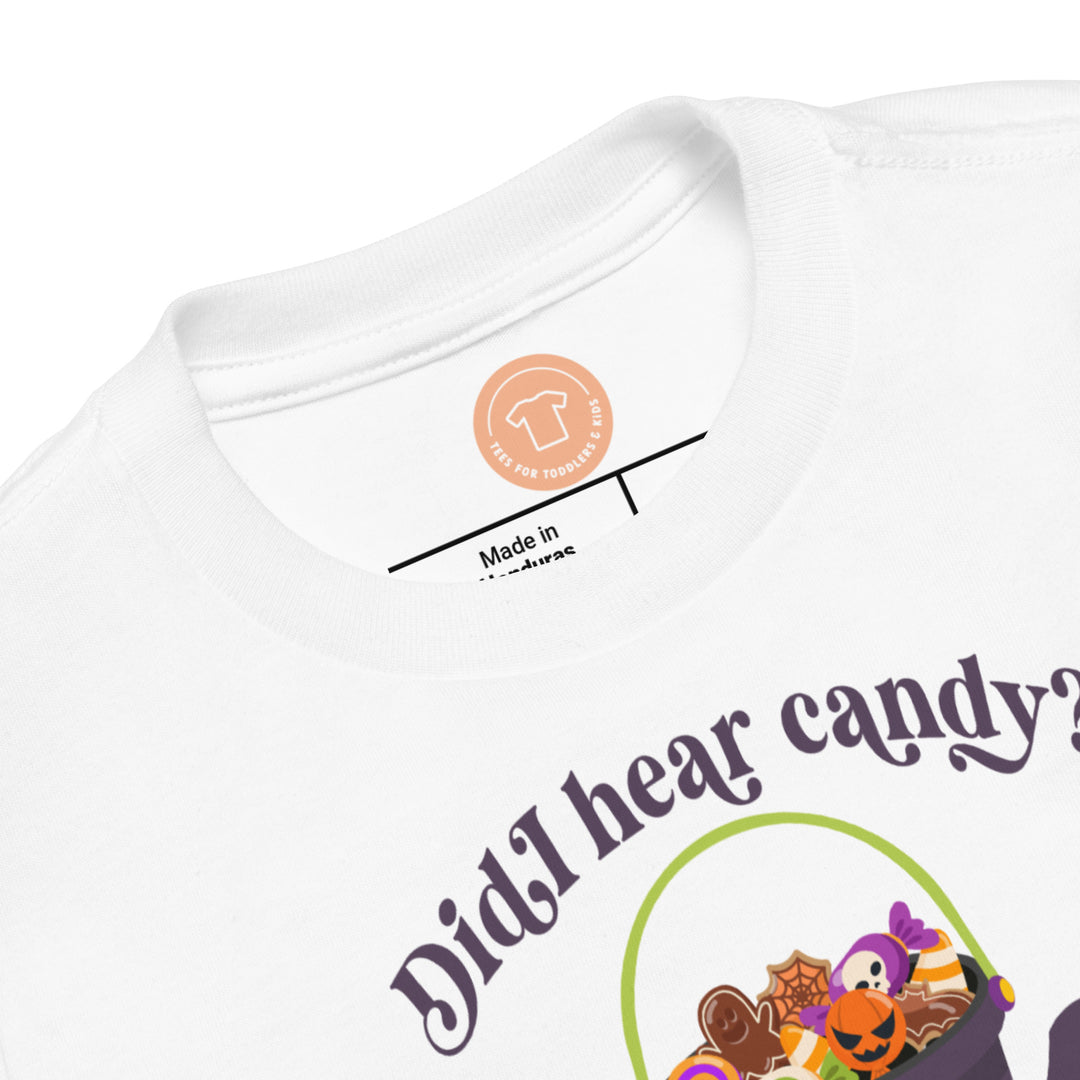 Did I hear Candy? Bat Halloween Basket.          Halloween shirt toddler. Trick or treat shirt for toddlers. Spooky season. Fall shirt kids.