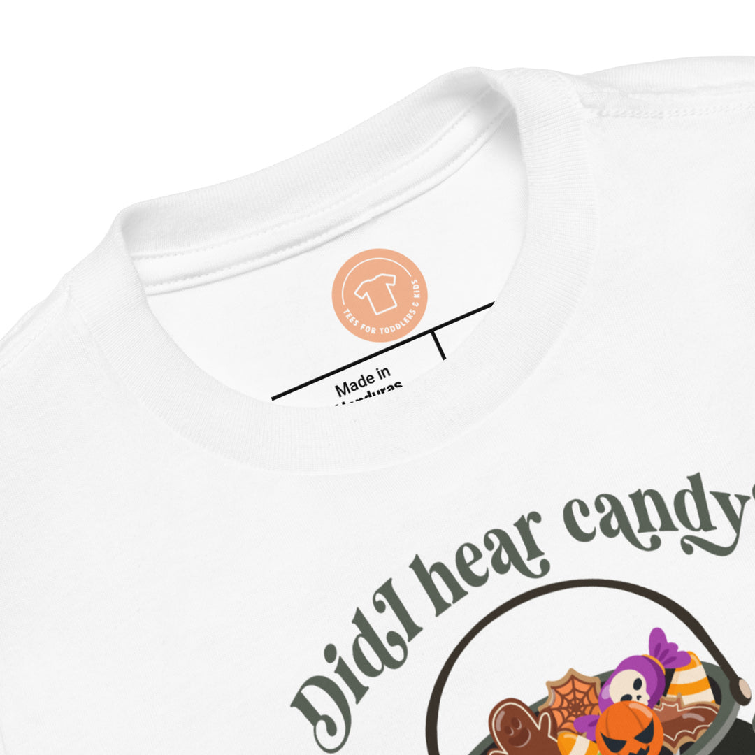 Did I hear Candy?           Halloween shirt toddler. Trick or treat shirt for toddlers. Spooky season. Fall shirt kids.