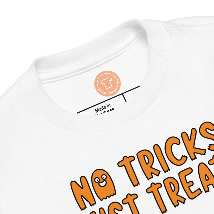 No Tricks Just Treats.          Halloween shirt toddler. Trick or treat shirt for toddlers. Spooky season. Fall shirt kids.