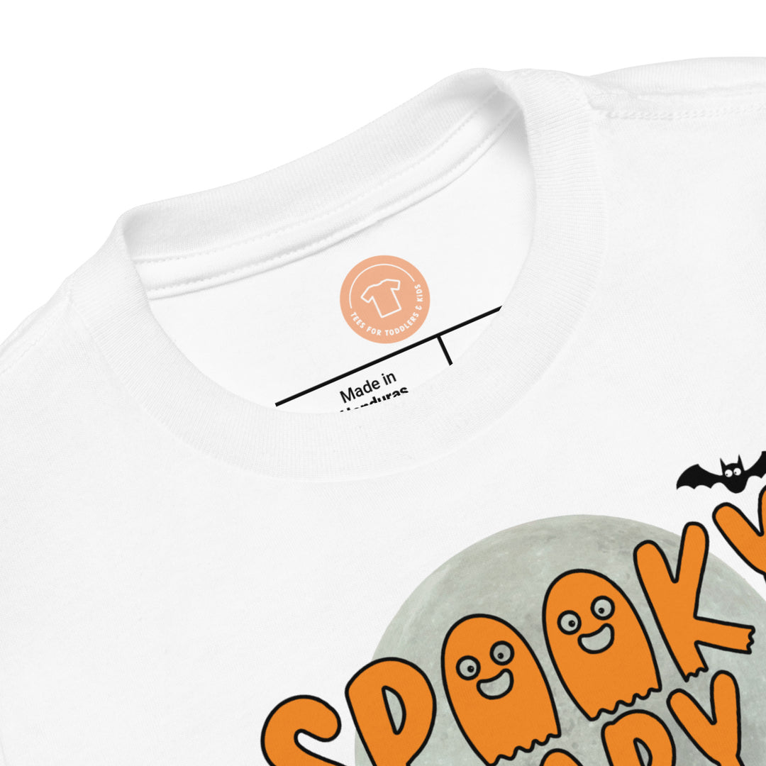 Spooky Baby Moon And Bats.          Halloween shirt toddler. Trick or treat shirt for toddlers. Spooky season. Fall shirt kids.