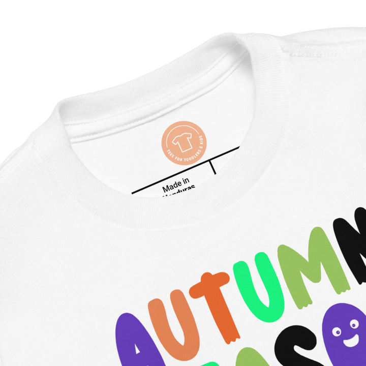 Autumn Season.          Halloween shirt toddler. Trick or treat shirt for toddlers. Spooky season. Fall shirt kids.