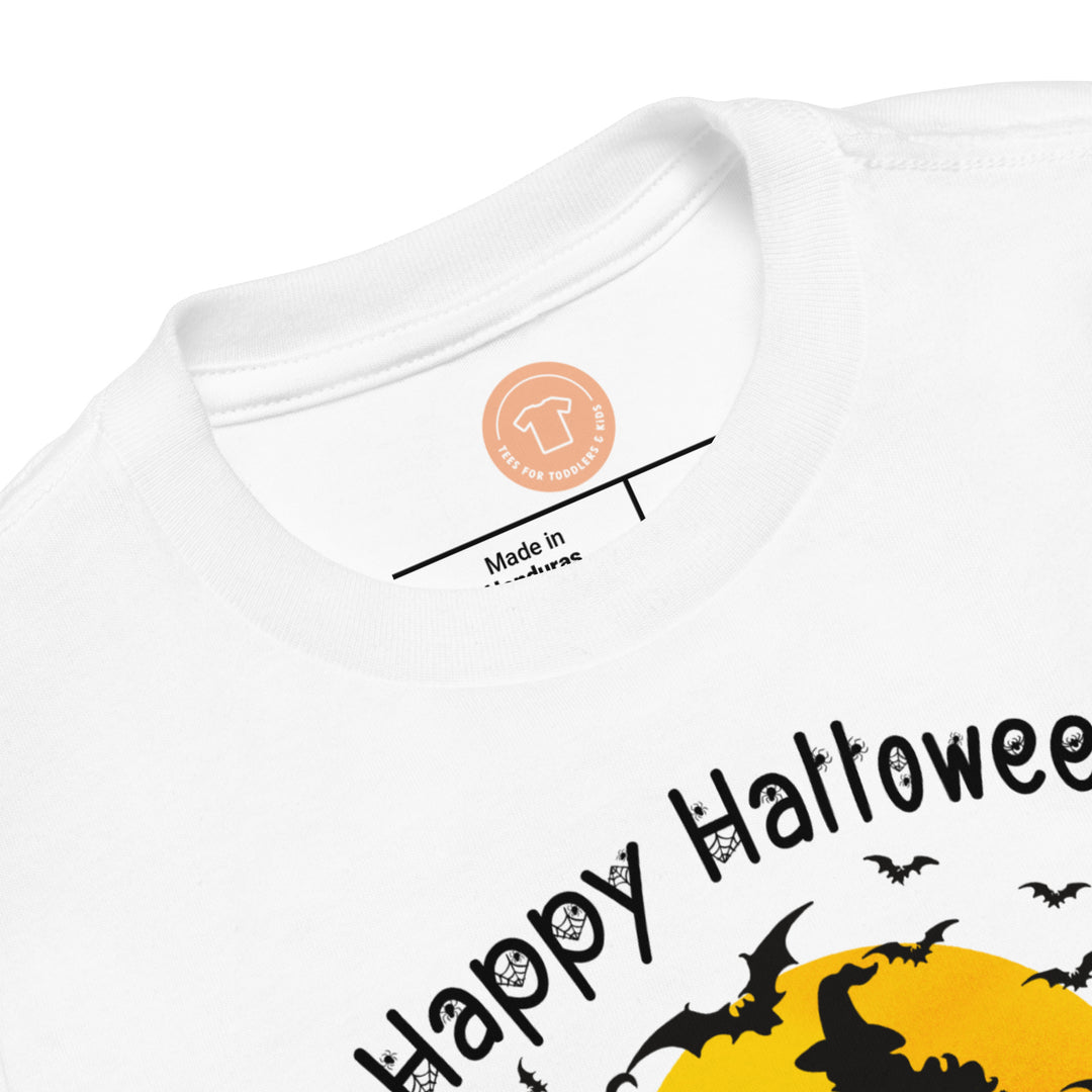 Happy Halloween Flying Witch And Cat.          Halloween shirt toddler. Trick or treat shirt for toddlers. Spooky season. Fall shirt kids.