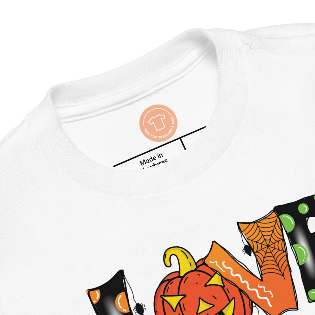 Love Letters With Pumpkin.          Halloween shirt toddler. Trick or treat shirt for toddlers. Spooky season. Fall shirt kids.
