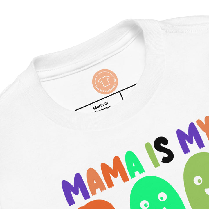 Mama Is My Boo.          Halloween shirt toddler. Trick or treat shirt for toddlers. Spooky season. Fall shirt kids.