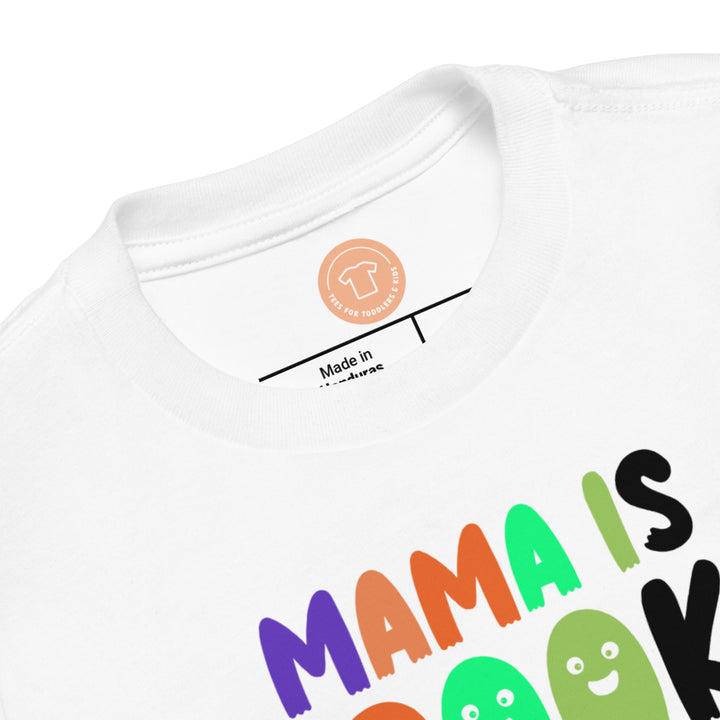 Mama Is Spooky.          Halloween shirt toddler. Trick or treat shirt for toddlers. Spooky season. Fall shirt kids.