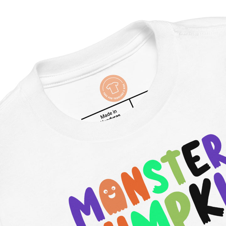 Monster Pumpkin.          Halloween shirt toddler. Trick or treat shirt for toddlers. Spooky season. Fall shirt kids.